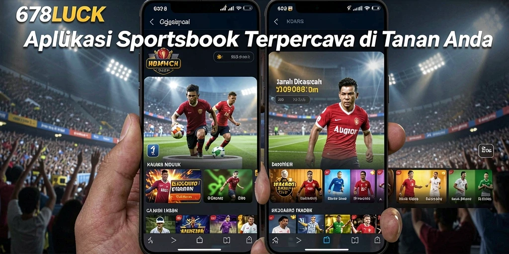 Screenshot gameplay dari aplikasi Sportsbook 678LUCK yang menampilkan opsi taruhan.