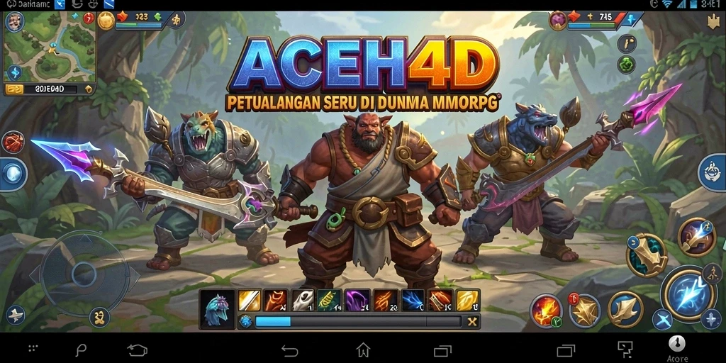 Screenshot gameplay ACEH4D menampilkan aksi seru karakter.