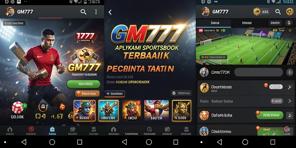 Tampilan gameplay GM777 yang menarik dan interaktif untuk taruhan olahraga.