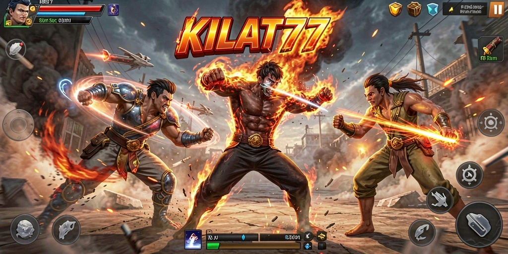 Gameplay KILAT77 yang intens dan penuh aksi.