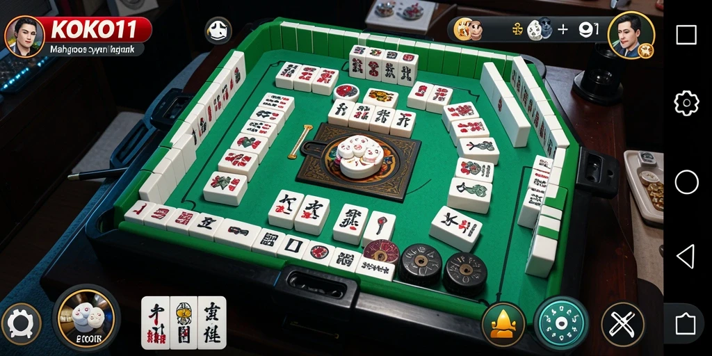 Tampilan permainan Mahjong yang seru di KOKO11.