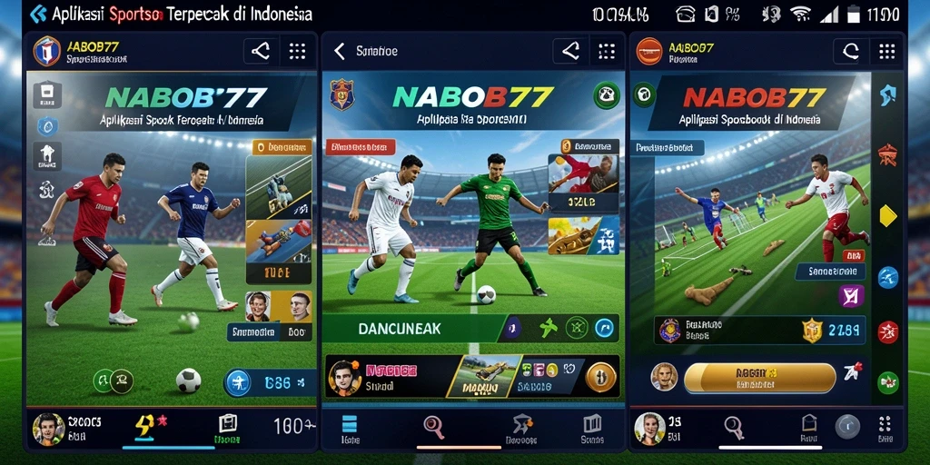 Screenshot gameplay NABOB77 yang menunjukkan taruhan olahraga langsung.