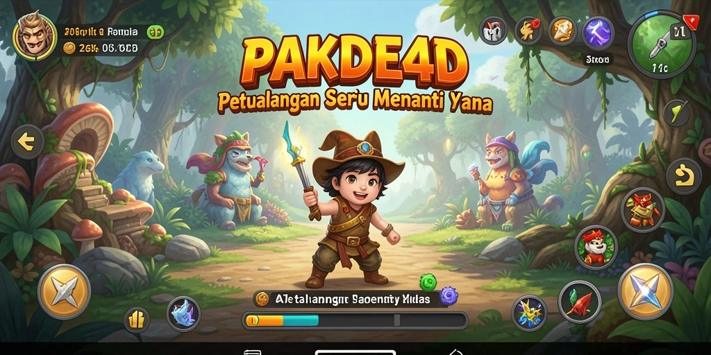 Screenshot menunjukkan gameplay menantang dengan karakter sedang menyelesaikan teka-teki.