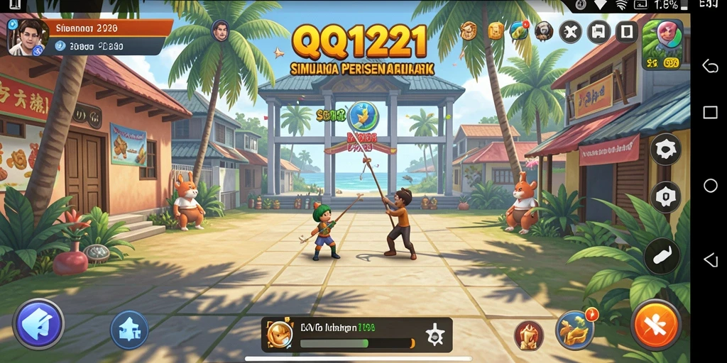 Screenshot gameplay simulasi yang menarik dari QQ1221.