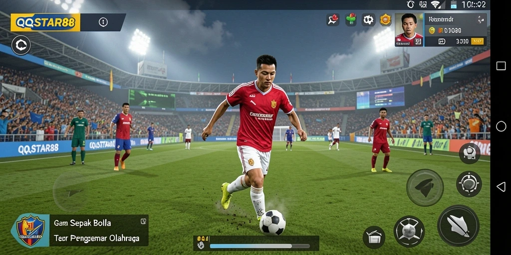 Tampilan gameplay <strong>QQSTAR88</strong> yang mendebarkan dan realistis.