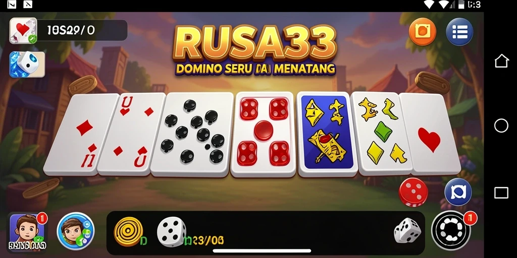 Tampilan gameplay RUSA33 dengan grafis menarik dan fitur interaktif.