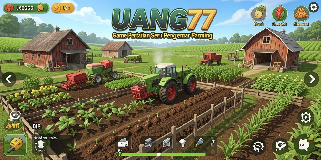 Gameplay menarik di UANG77 dengan nuansa pertanian yang kental.